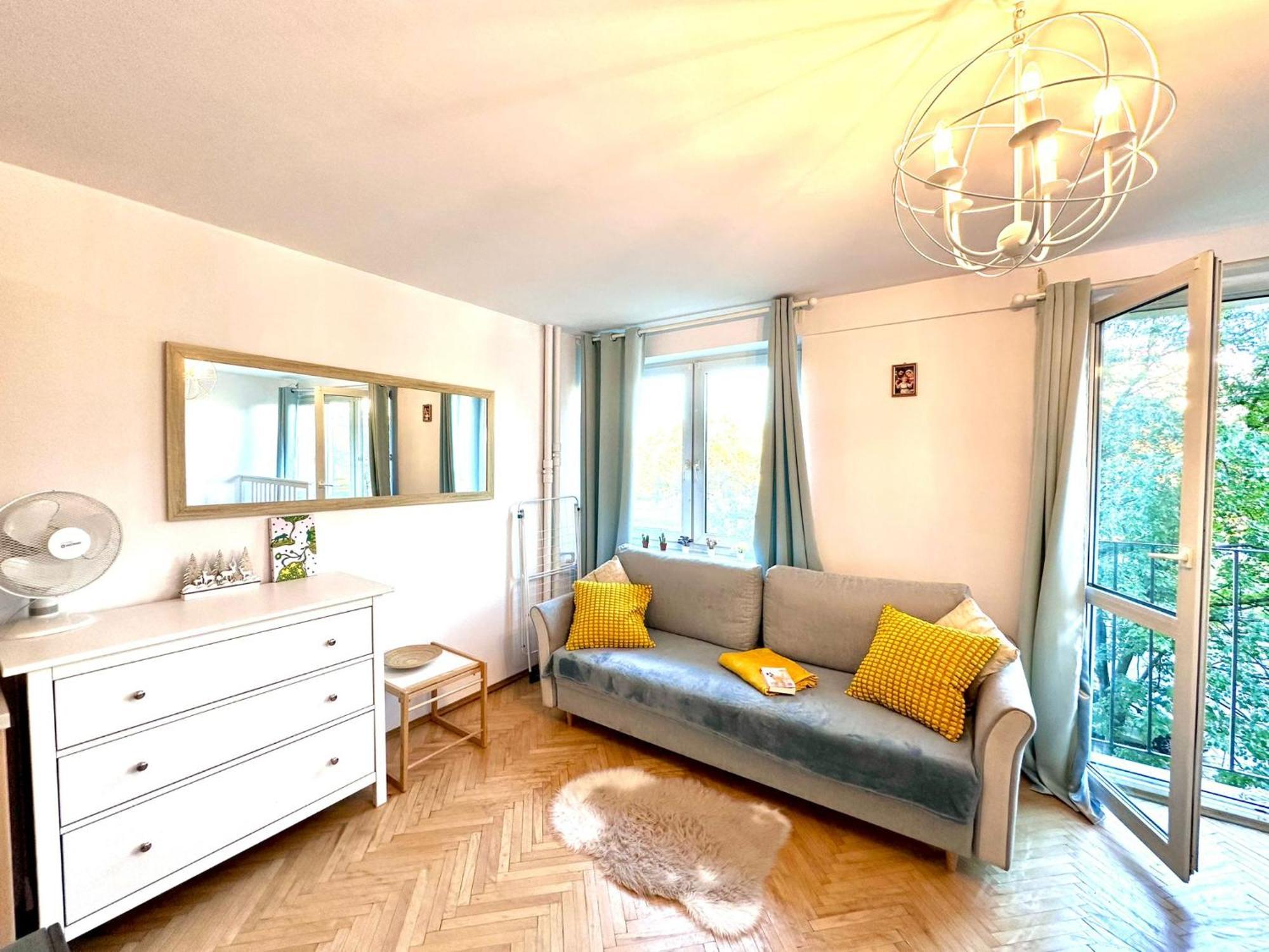 Centrum Studio Appartement Warschau Buitenkant foto