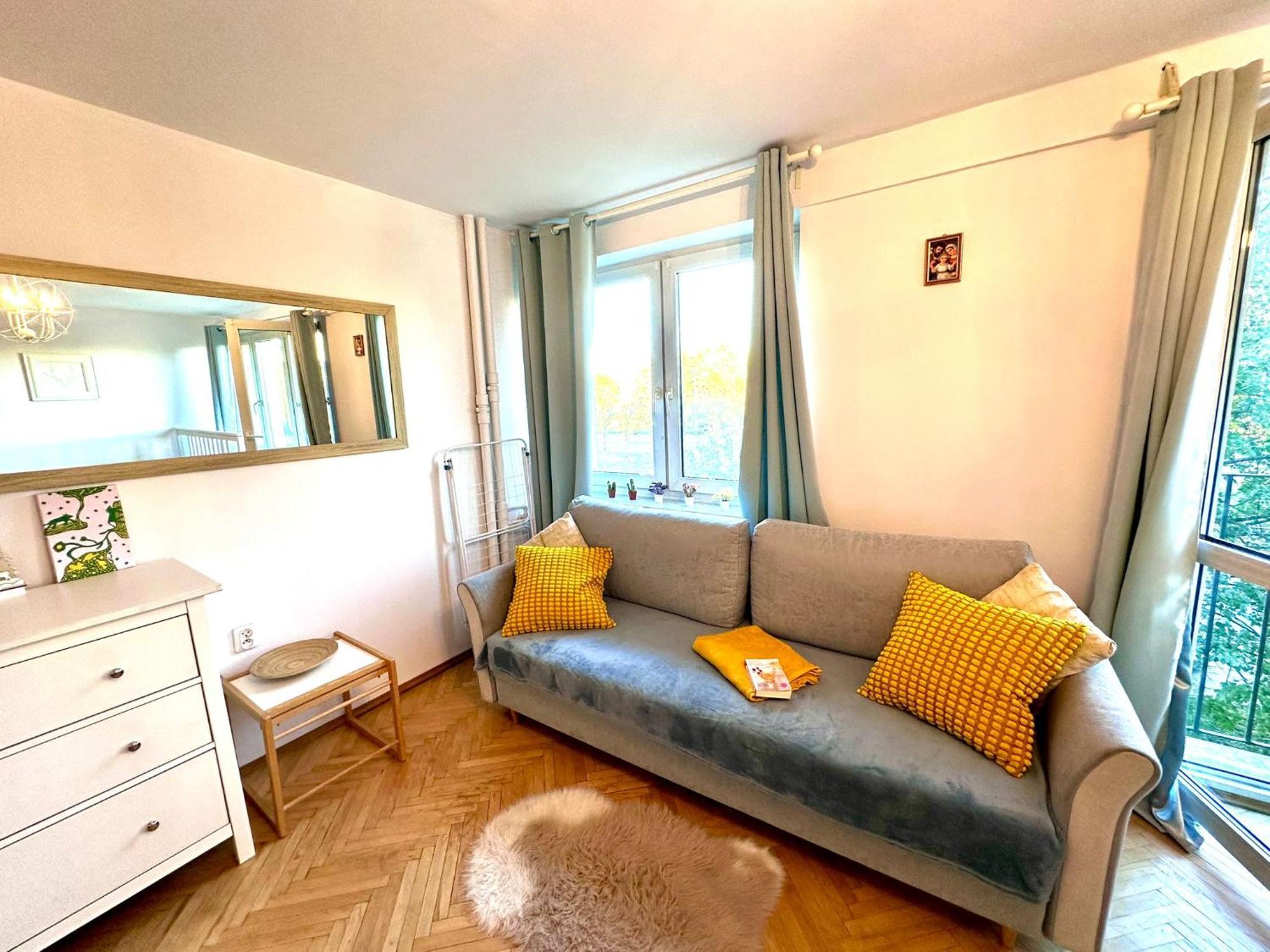 Centrum Studio Appartement Warschau Buitenkant foto